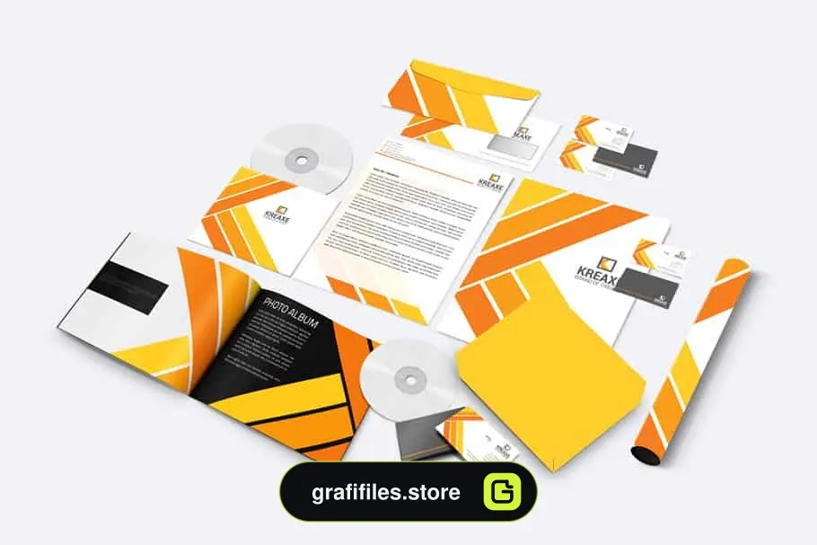 فایل لایه باز ست اداری Corporate Identity Set
