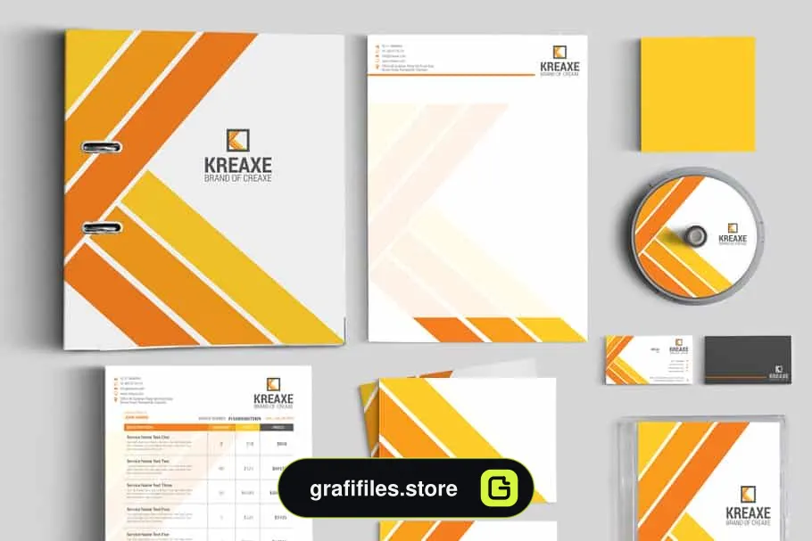 فایل لایه باز ست اداری Corporate Identity Set