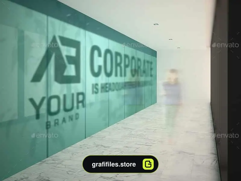 موکاپ لوگو شرکتی Corporate Logo Mockups V1