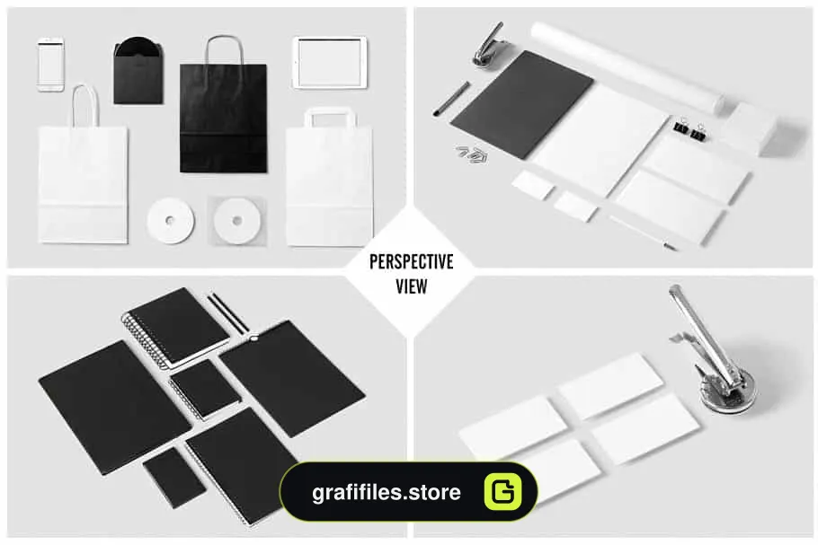موکاپ ست اداری Corporate Stationery Mock-Up