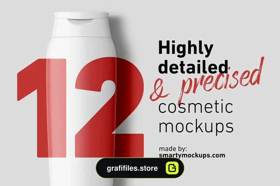 موکاپ لوازم آرایشی و بهداشتی Cosmetic Mockups Bundle Pack