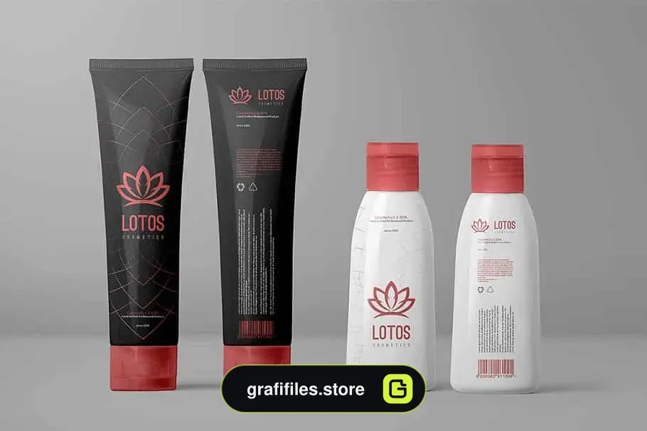 جعبه ابزار ساخت موکاپ لوازم آرایشی و بهداشتی
