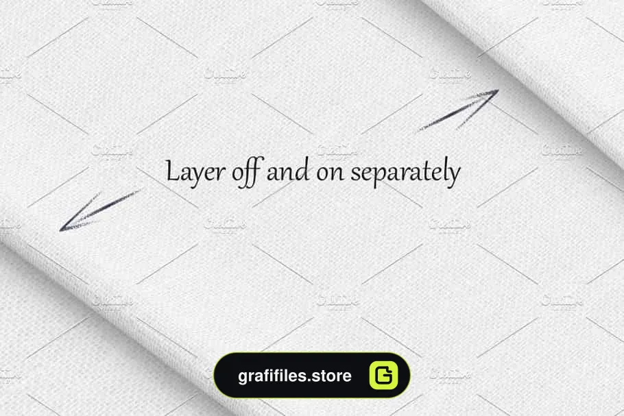 موکاپ پارچه Cotton Fabric Mockup