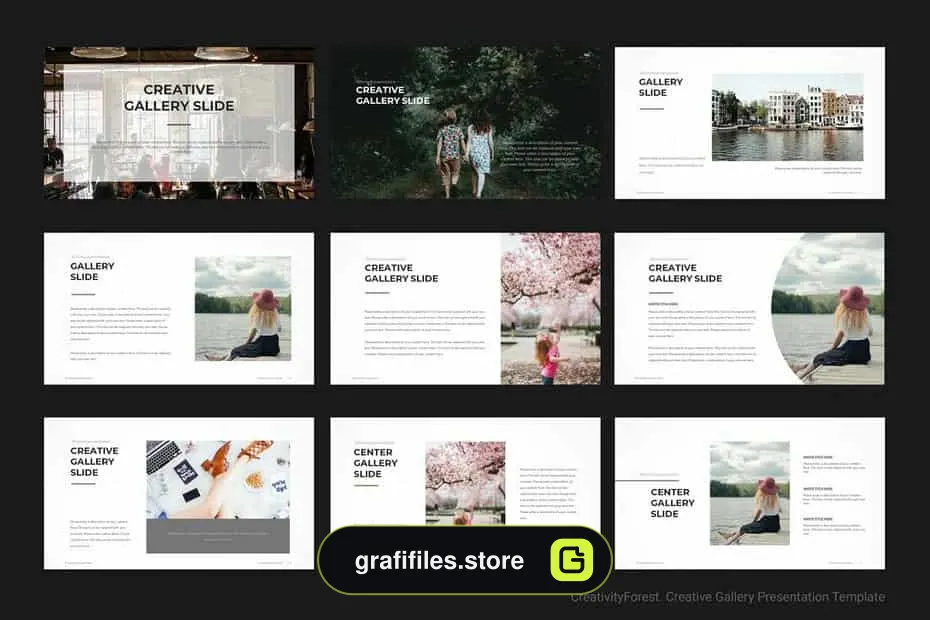 قالب پاورپوینت Creative Gallery PowerPoint Template