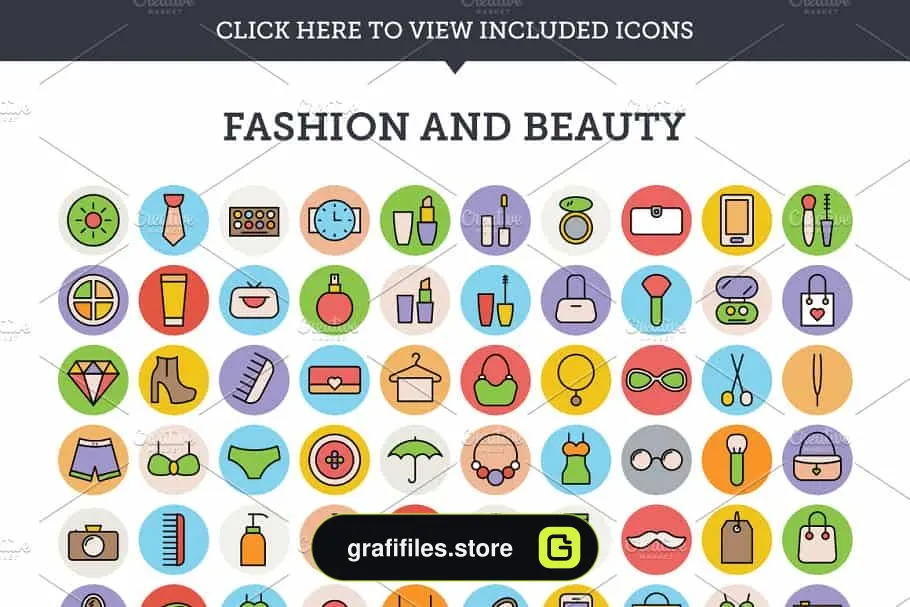 وکتور آیکون Creative Vector Icons Bundle