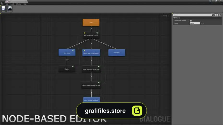 پروژه Dialogue Plugin برای آنریل انجین - 1