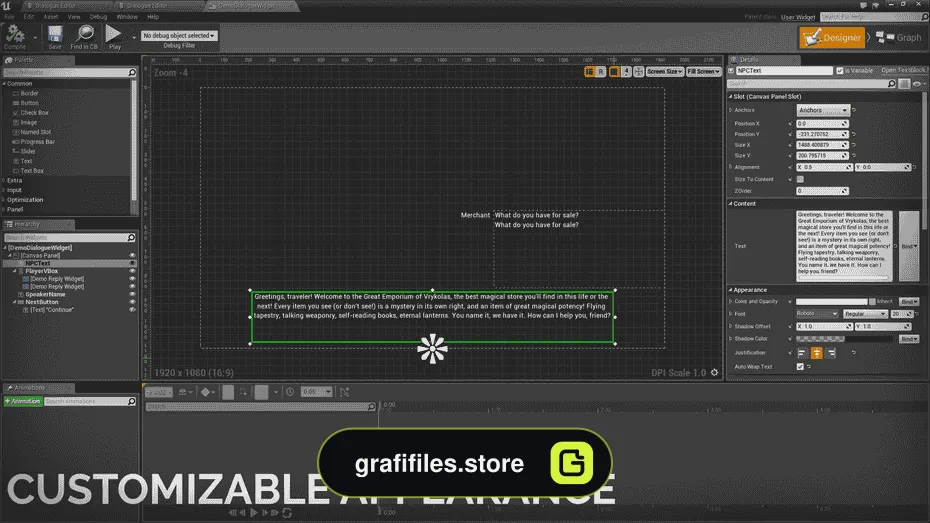 پروژه Dialogue Plugin برای آنریل انجین - 5