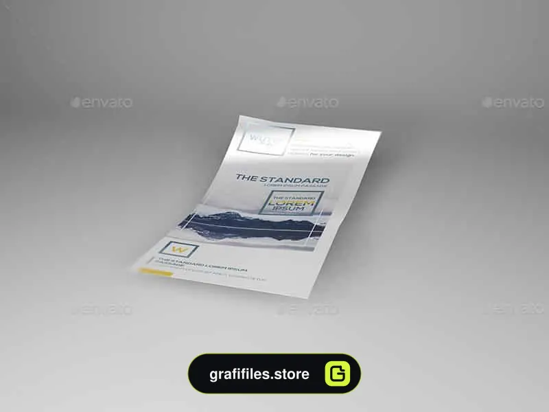 موکاپ تراکت DL Flyer Mockups