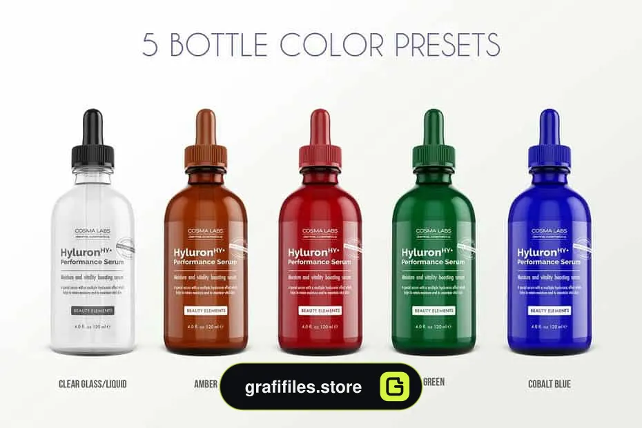 موکاپ قطره چکان Dropper Bottle Mockup Vol 2A