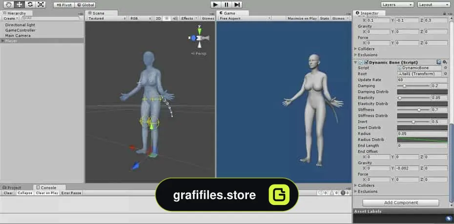 Dynamic Bone برای یونیتی - 5