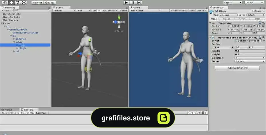 Dynamic Bone برای یونیتی - 7