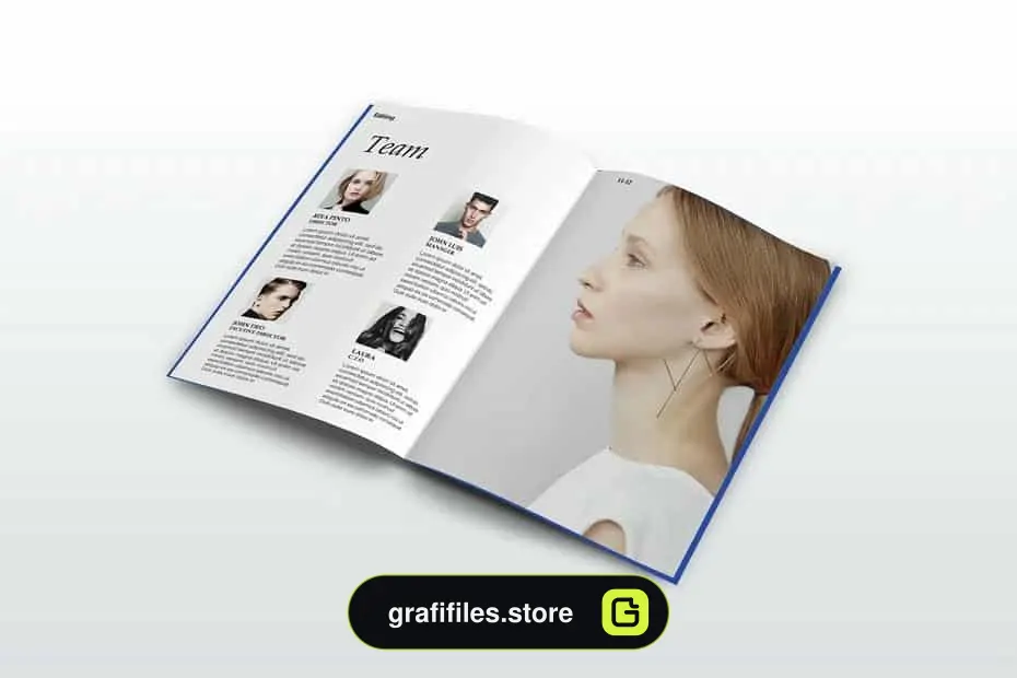 فایل لایه باز بروشور Editing Photoshop Brochure Template