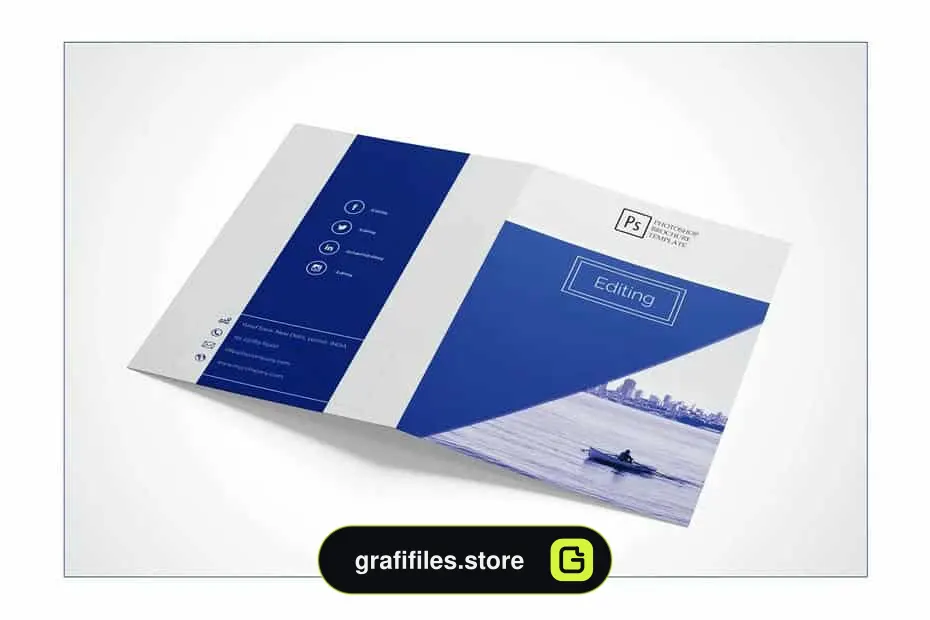 فایل لایه باز بروشور Editing Photoshop Brochure Template