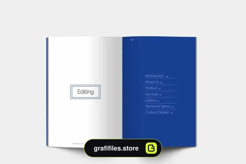 فایل لایه باز بروشور Editing Photoshop Brochure Template