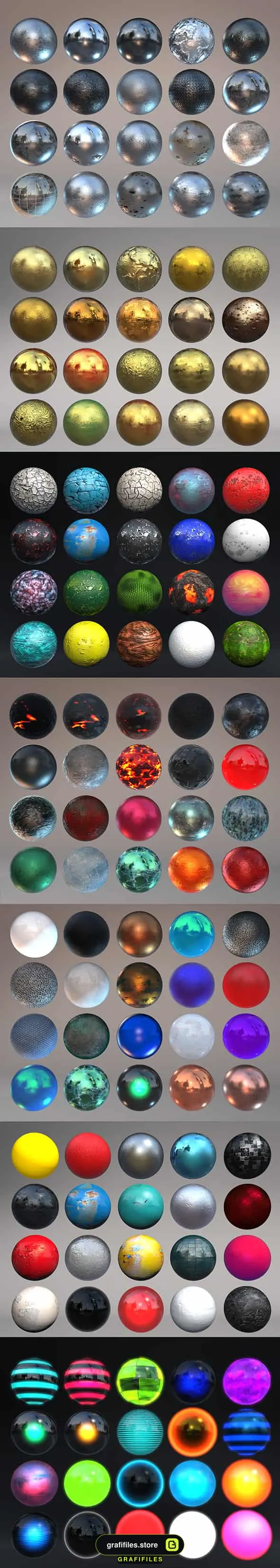 متریال برای پلاگین Element 3D