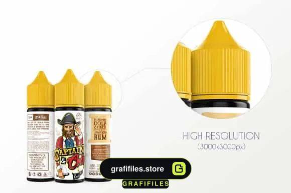 موکاپ قطره چکان ELiquid Bottle - 6