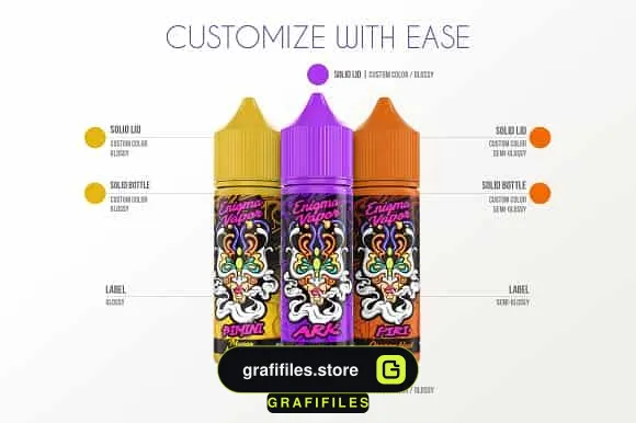 موکاپ قطره چکان ELiquid Bottle - 12