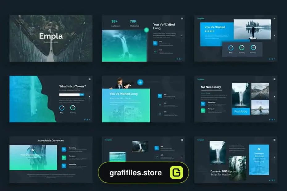 قالب پاورپوینت Empla Creative Powerpoint Template