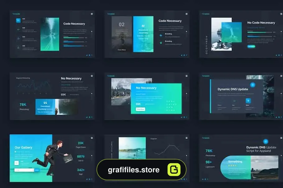 قالب پاورپوینت Empla Creative Powerpoint Template
