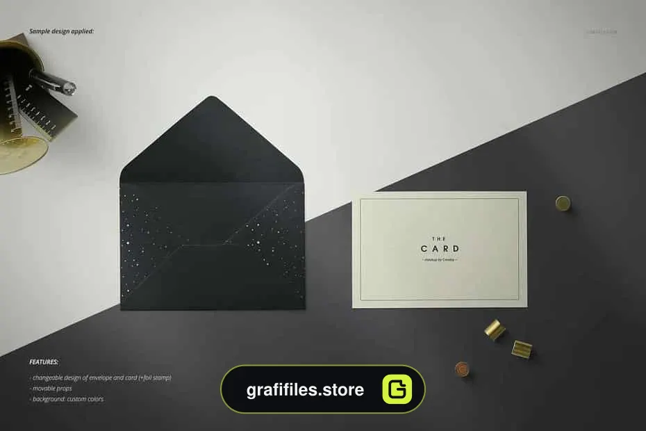 موکاپ پاکت نامه Envelopes Mockup Set