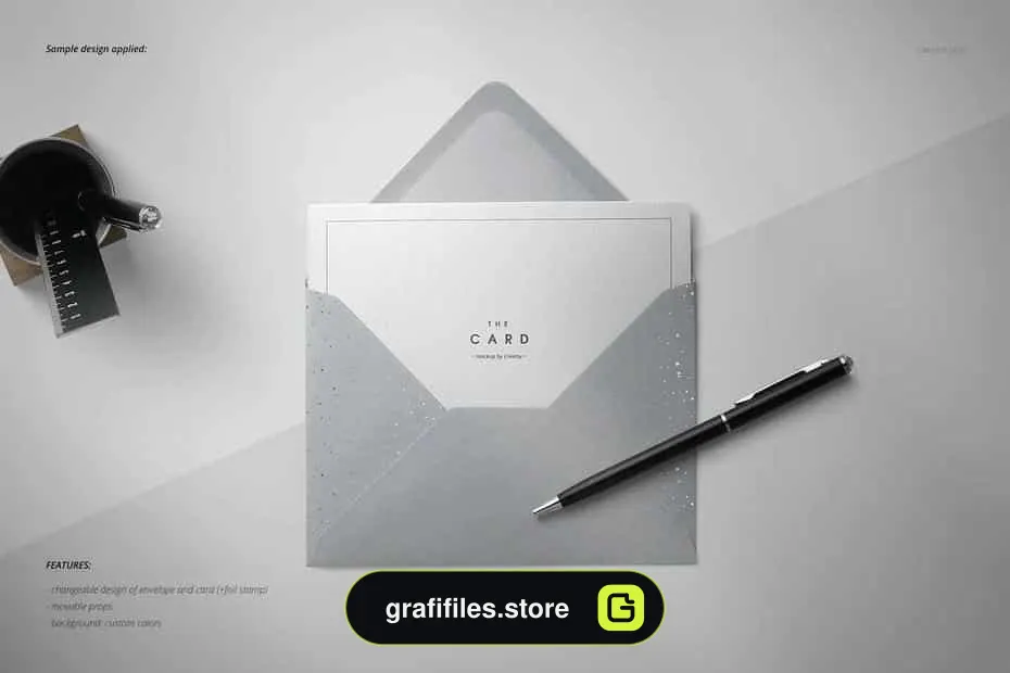 موکاپ پاکت نامه Envelopes Mockup Set