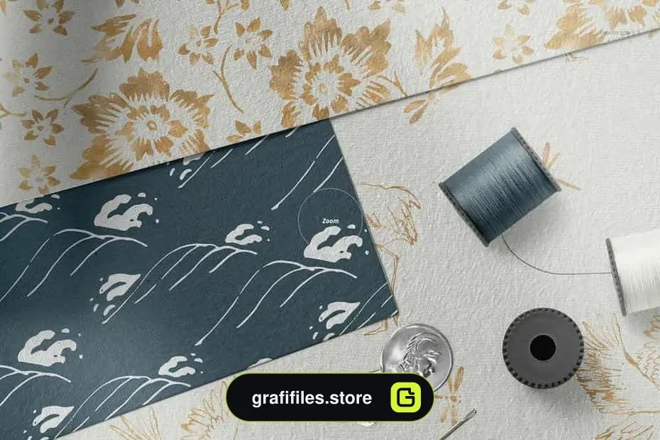 موکاپ پارچه Fabric Layers Mockup 67/FF V.6
