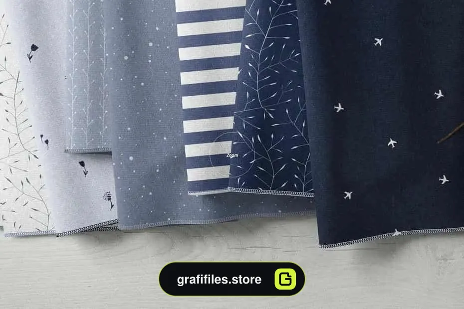 موکاپ پارچه Fabric Stack - 4