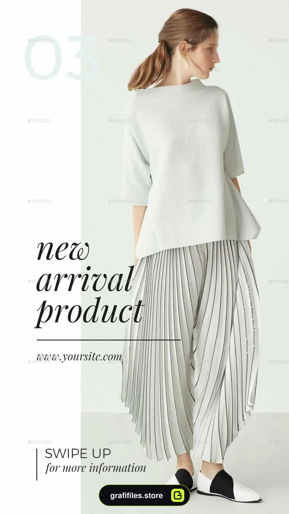 فایل لایه باز استوری اینستاگرام Fashion Store Story Template