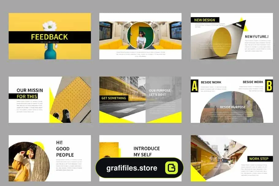 قالب پاورپوینت Feedback Presentation Template