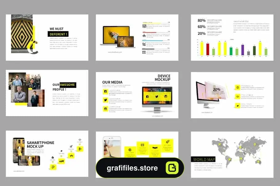 قالب پاورپوینت Feedback Presentation Template - 6