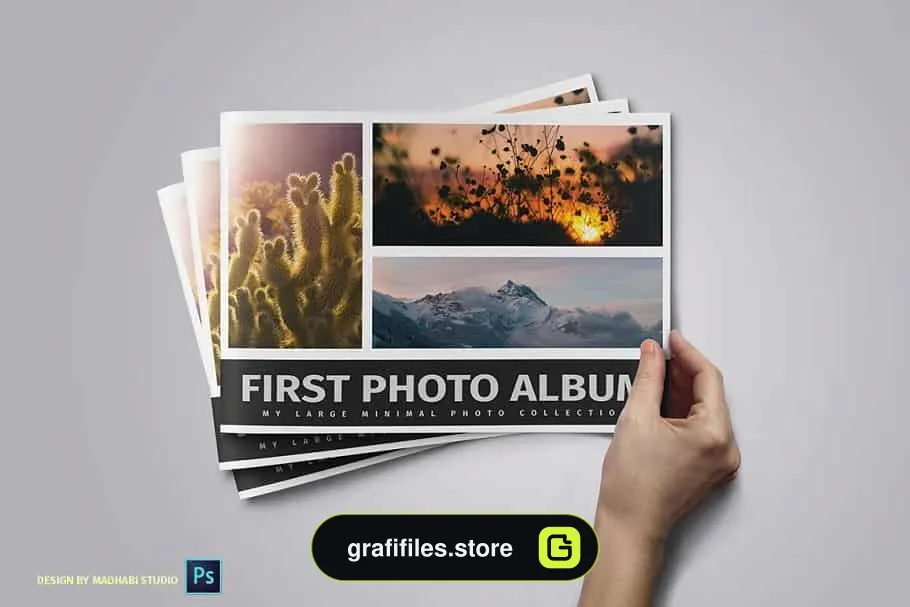 دانلود فایل لایه باز آلبوم عکس First Photo Album - 3 فایل لایه باز آلبوم عکس First Photo Album - 2
