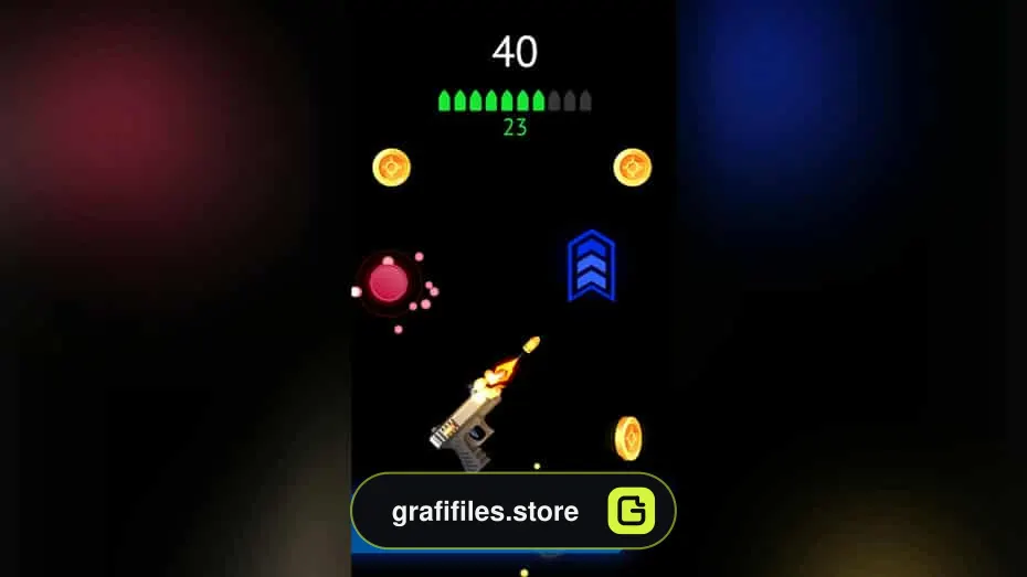 دانلود پروژه بازی Flip The Gun برای یونیتی - 6 بازی Flip The Gun برای یونیتی - 5