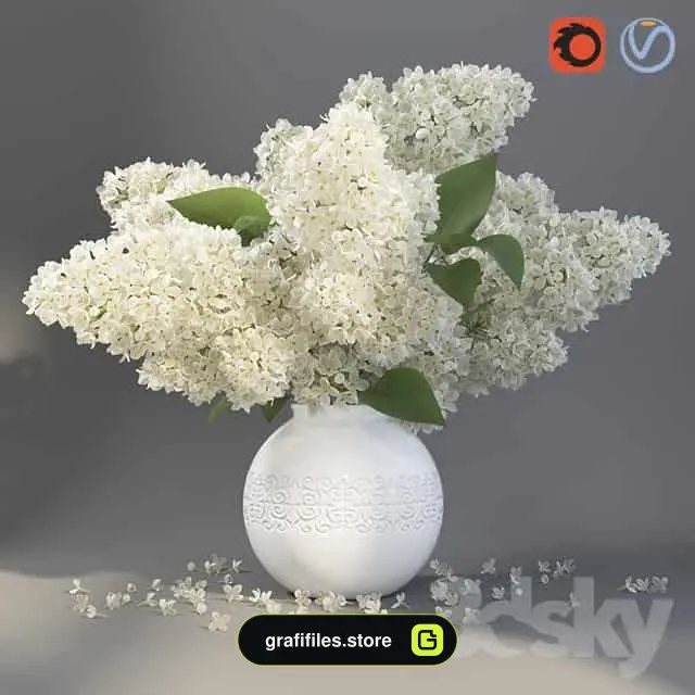 دانلود 70 مدل سه بعدی گل و گلدان