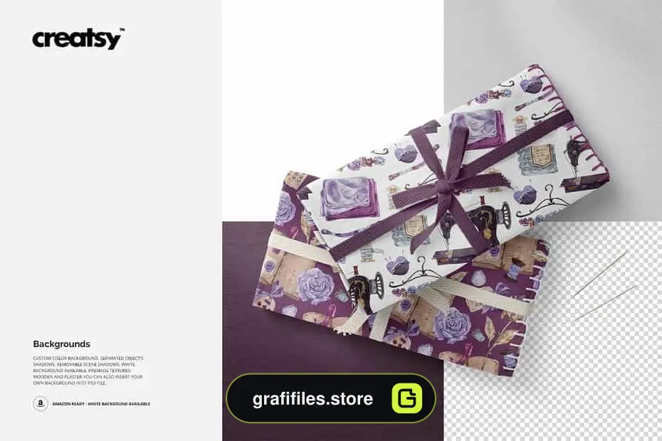 دانلود موکاپ پارچه Folded Fabrics Mockup 15/FF V.6 - 5 موکاپ پارچه Folded Fabrics Mockup 15/FF V.6