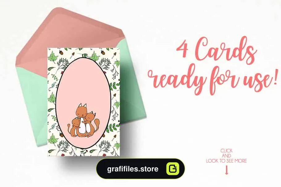 دانلود وکتور جنگل بهاری FOREST SPRING COLLECTION - 1 وکتور جنگل بهاری
