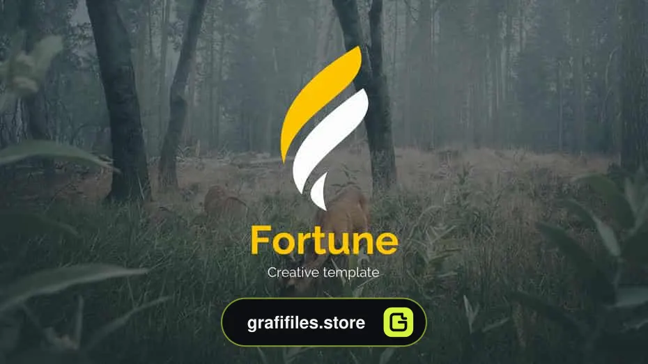 قالب پاورپوینت Fortune Premium Pitch Deck Powerpoint Template