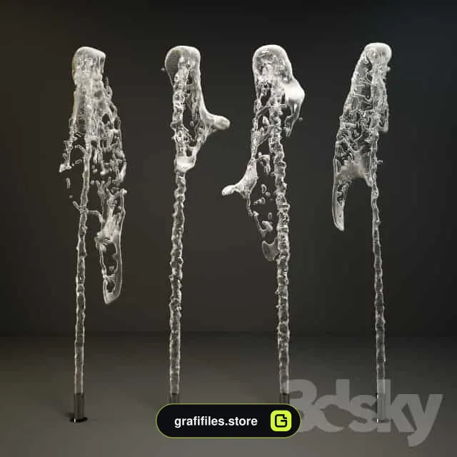 مدل سه بعدی آبنما