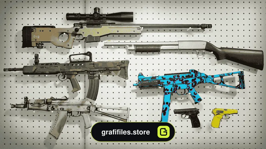آبجکت اسلحه FPS برای آنریل انجین - 1