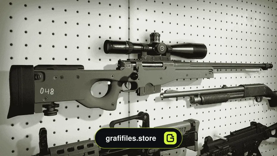 آبجکت اسلحه FPS برای آنریل انجین - 5