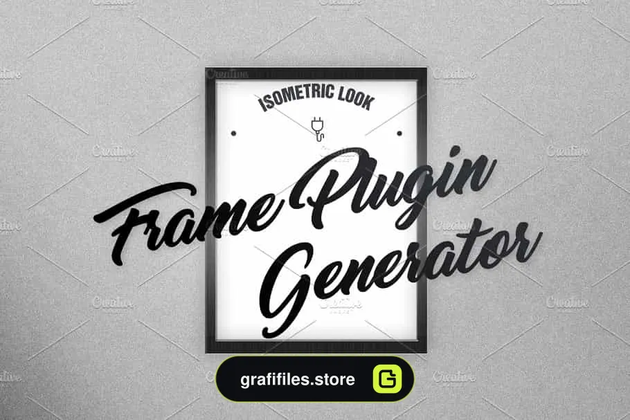 موکاپ قاب عکس Frame Plugin Creator Mockup