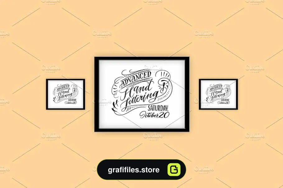 موکاپ قاب عکس Frame Plugin Creator Mockup