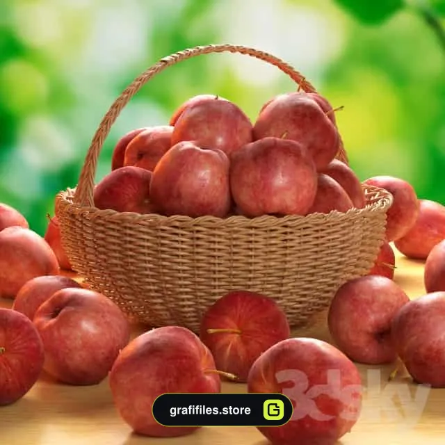 مدل سه بعدی میوه