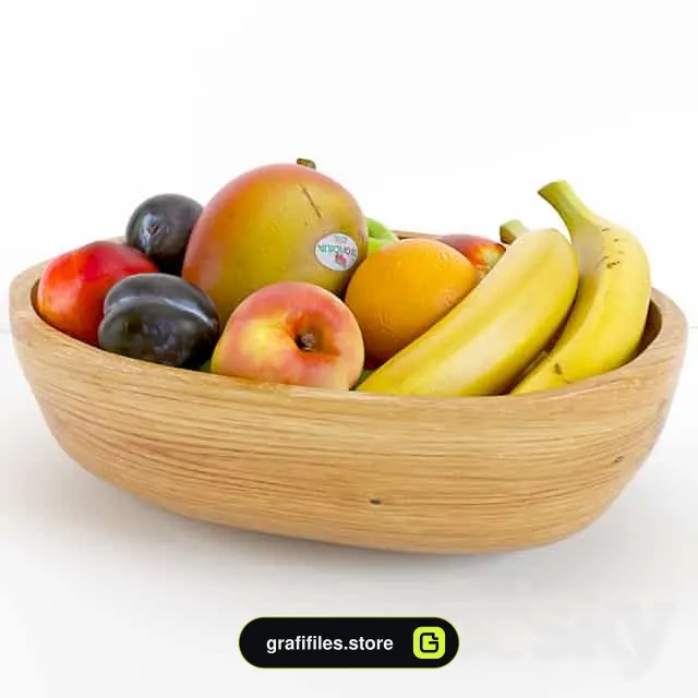 مدل سه بعدی میوه
