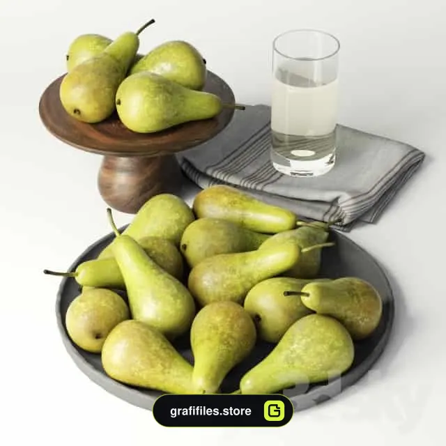 مدل سه بعدی میوه