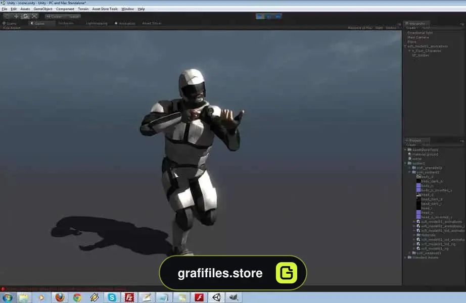 دانلود پروژه Futuristic Soldier برای یونیتی - 14 Futuristic Soldier برای یونیتی - 13