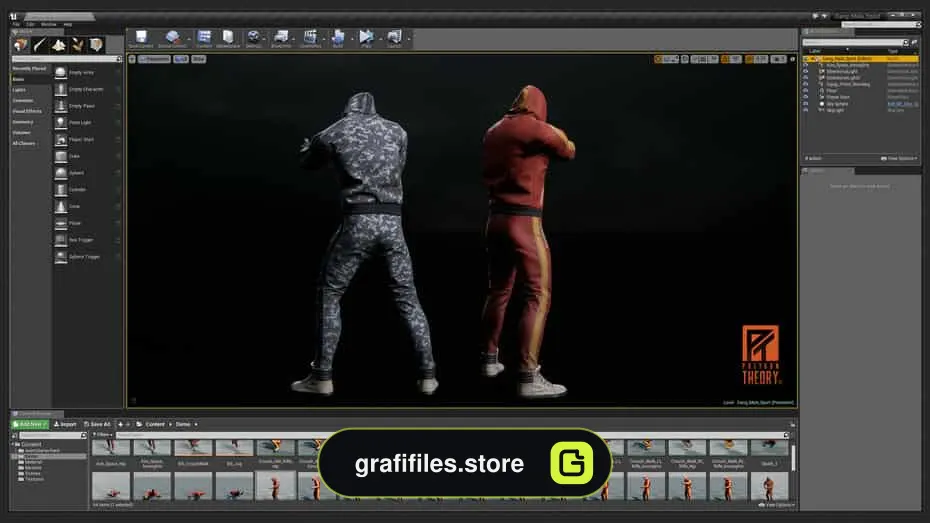 کاراکتر Gang برای آنریل انجین - 5