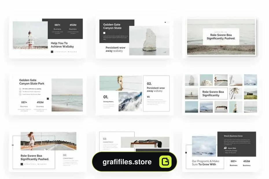 قالب پاورپوینت Genix Creative Powerpoint Template