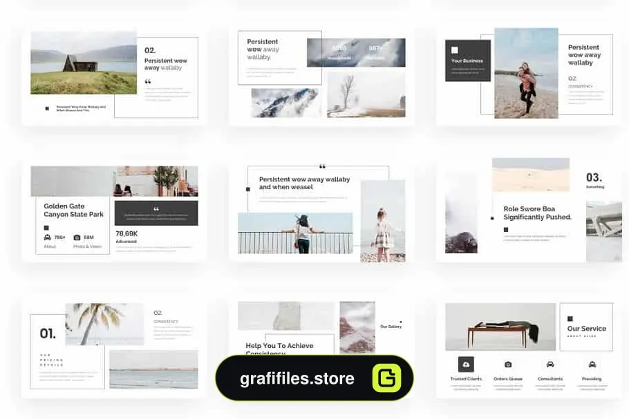 قالب پاورپوینت Genix Creative Powerpoint Template