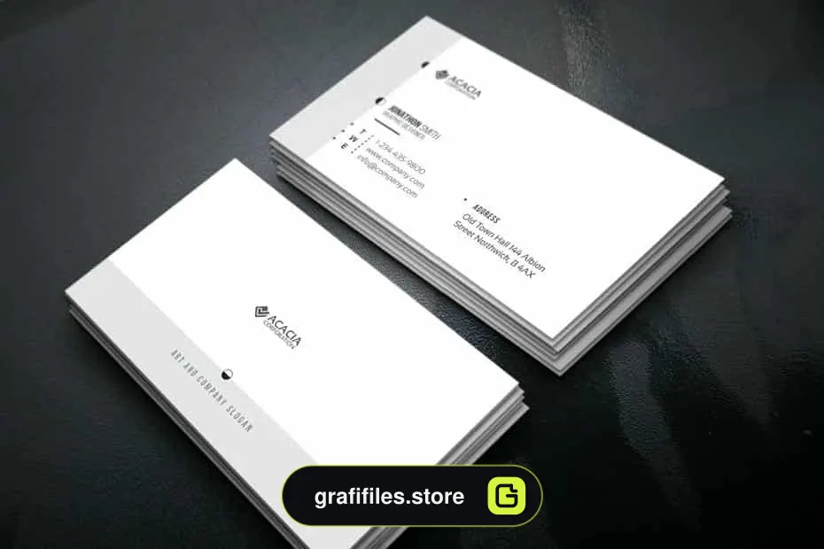 وکتور کارت ویزیت Gentleman Business Card