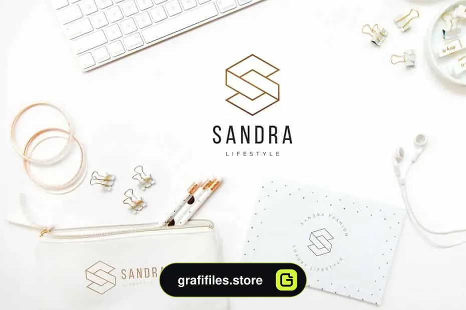 فایل لایه باز لوگو هندسی Geometric Premade Logo Bundle